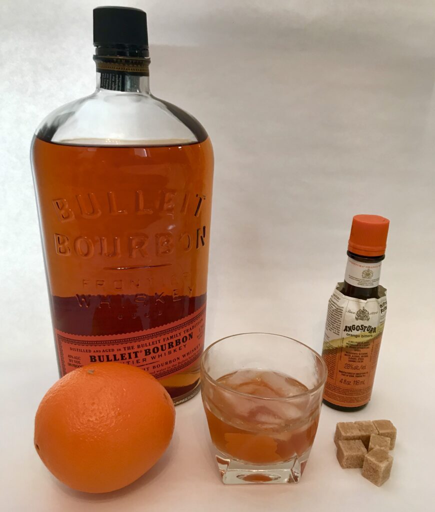 Classic Old Fashioned With A Twist using Angostora orange bitters.