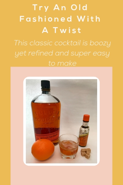 Classic Old Fashioned With A Twist using angostura orange bitters is a boozy easy to make and delicious cocktail