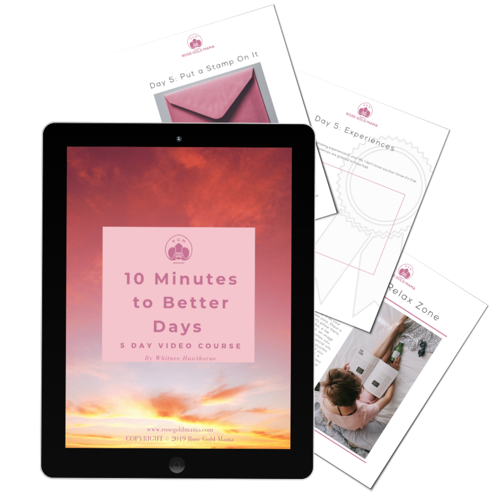 10 Minutes To Better Mornings Workbook